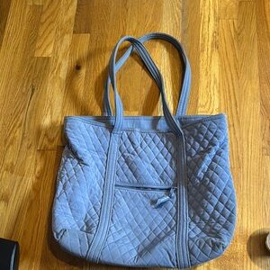 Well-Loved Vera Bradley Blue Tote Bag